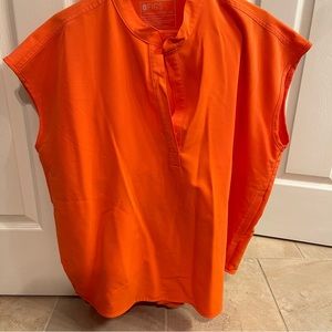 Sunset Orange Scrub Set